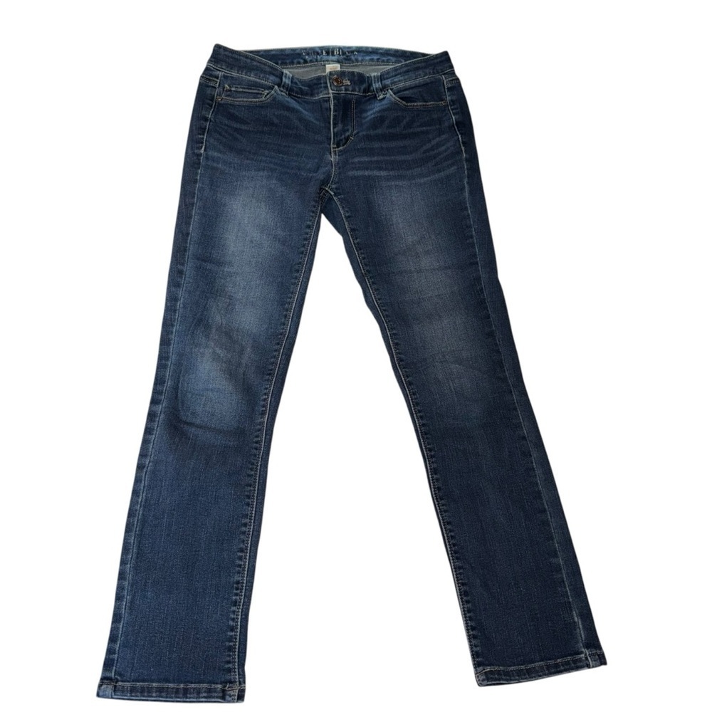 White House, Black Market Womens 2 Short (28X26”) Blue Low Rise Skinny Leg Jeans